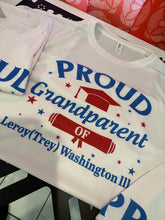 Load image into Gallery viewer, Polyester Shirt for Events, Parties, Birthdays, Businesses, and more! White or Light Colored Shirts