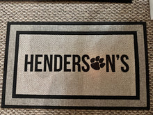 Load image into Gallery viewer, Personalized Door Mat – Custom Family Name, Initials, & Date | Perfect for Weddings, Housewarming, or Real Estate Gifts