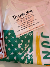 Load image into Gallery viewer, Juneteenth Flag T Shirt
