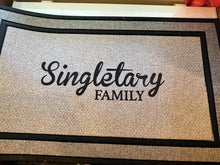 Load image into Gallery viewer, Personalized Door Mat – Custom Family Name, Initials, & Date | Perfect for Weddings, Housewarming, or Real Estate Gifts