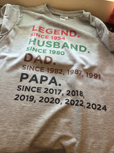 Load image into Gallery viewer, Polyester Shirt for Events, Parties, Birthdays, Businesses, and more! White or Light Colored Shirts
