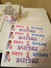 Load image into Gallery viewer, Custom Water Bottle Labels