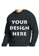 Load image into Gallery viewer, Custom COTTON Blend Dark and Light Colored Sweatshirt for Events, Parties, Birthdays, Businesses, and more!