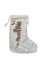 Load image into Gallery viewer, Sequin Christmas Stockings with Personalization