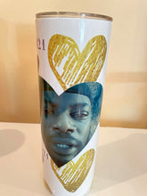 Load image into Gallery viewer, 20 oz Stainless Steel Tumbler with Straw and Lid