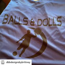 Load image into Gallery viewer, Polyester Shirt for Events, Parties, Birthdays, Businesses, and more! White or Light Colored Shirts