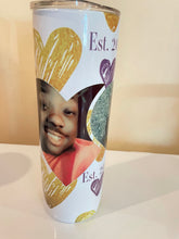 Load image into Gallery viewer, 20 oz Stainless Steel Tumbler with Straw and Lid