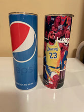 Load image into Gallery viewer, 20 oz Stainless Steel Tumbler with Straw and Lid