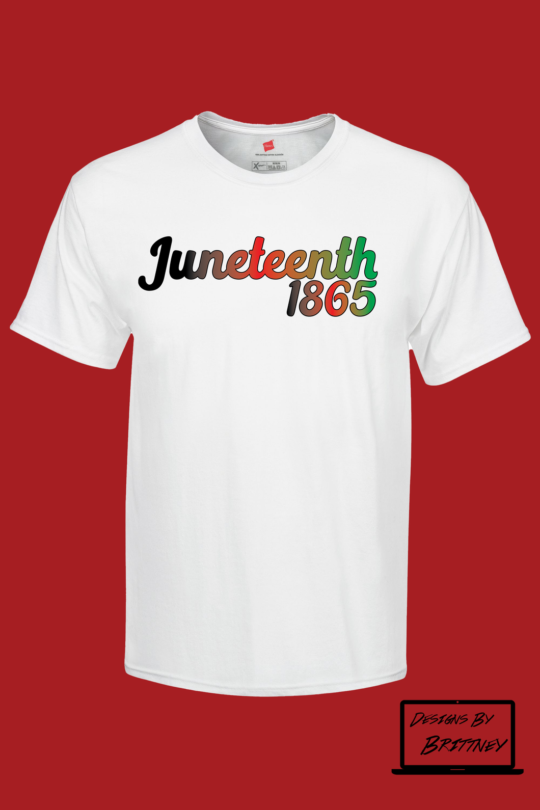 Juneteenth Cursive 1865 T Shirt