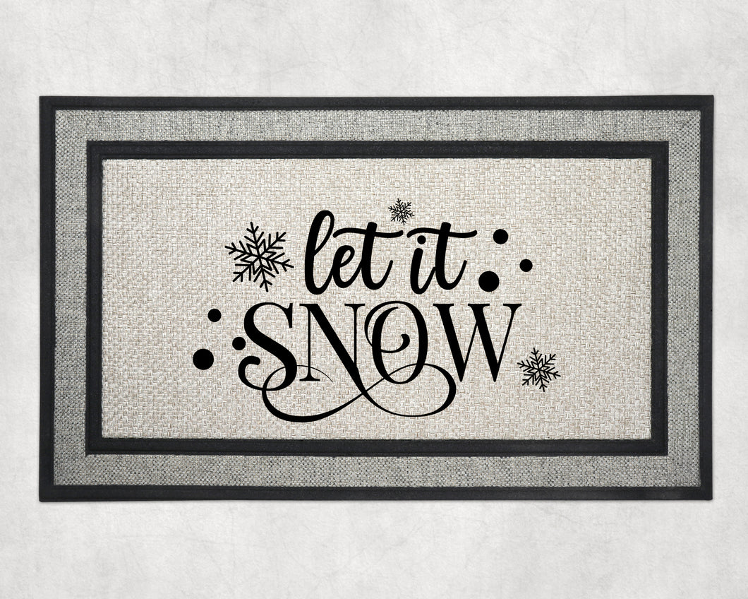 Winter and Holiday Door Mats | Housewarming Door Mat | Closing Day Gift